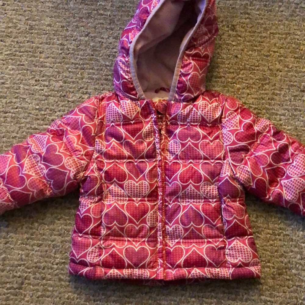 18 months heart winter jacket